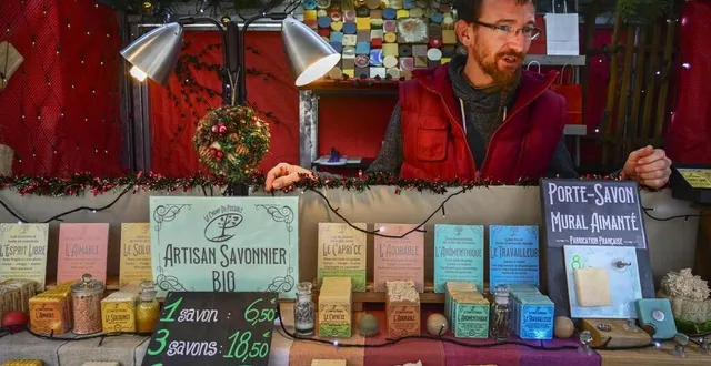 photo  des noms évocateurs pour des savons bio et économiques.  &copy;  photo le maine libre – denis lambert 