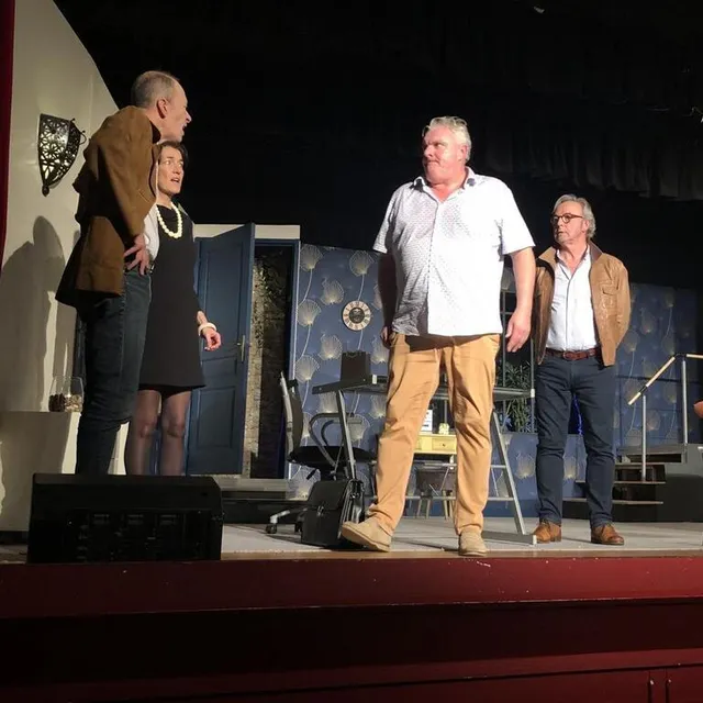 photo ce week-end, les comédiens de la troupe de théâtre de solesmes ont interprété une pièce de boulevard qui a beaucoup fait rire le public.  ©  ouest-france