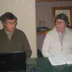 photo pierre simon (trésorier) et anne-marie foubert (présidente) ont présenté le rapport annuel d’activité de l’association calech'.