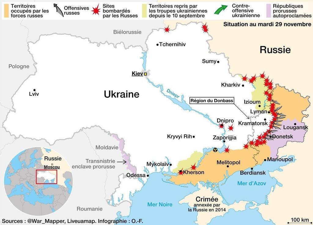 CARTE. Guerre En Ukraine : Frappes Sur Dnipro, Nouvelles Aides Pour ...