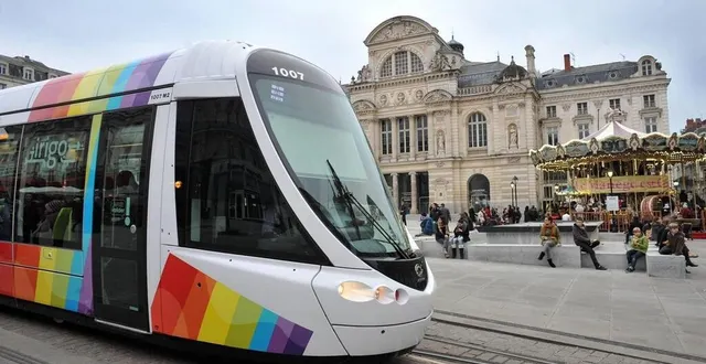 photo  le tramway d’angers va passer d’une à trois lignes, à l’été 2023.  &copy;  archives ouest-france 