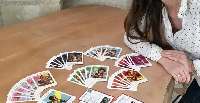 photo  amandine ricard a illustré le jeu.  &copy;  stan laferrière 