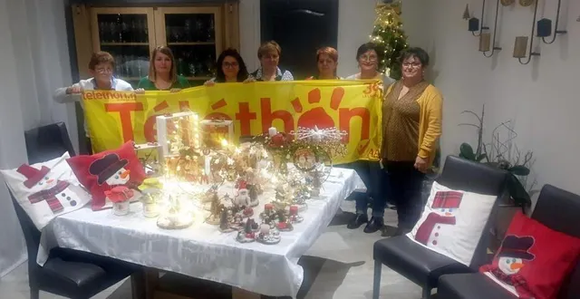 photo  les dames du comité des fêtes ont beaucoup travaillé.  &copy;  le maine libre 