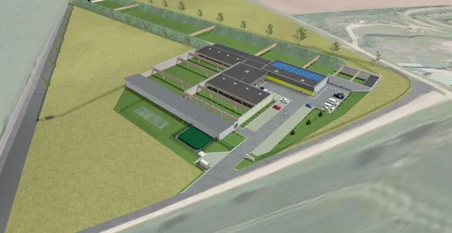 photo  le futur stand de tir d’argentan.  &copy;  atelier jsa 