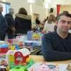 photo  nicolas et ombline, de trangé, sont très satisfaits de leur journée de bourse aux jouets. 