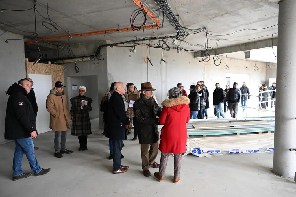 Avrillé. Découverte du chantier du lycée des « Nous