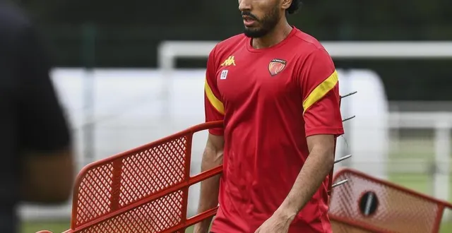 photo  fahd el khoumisti, un aller-retour assez express entre concarneau et le mans.  &copy;  archives le maine libre – denis lambert 