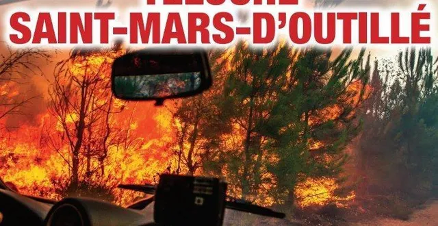 photo  le calendrier 2023 est illustré par des photos des incendies de forêt, l’été dernier à teloché, mulsanne et ruaudin.  &copy;  pompiers 