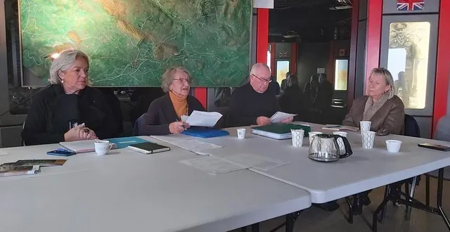 photo  une partie des membres du conseil d’administration : valérie alain (vice-présidente du conseil départemental), édith bozo (présidente), alain duval (trésorier) et patricia le feuvrier (vice-présidente).  &copy;  ouest-france 