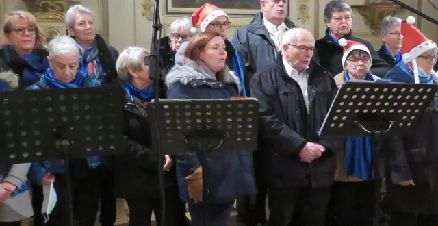 photo  la chorale amalgame présentera ses chants de noël dans l’église.  &copy;  archives le maine libre 