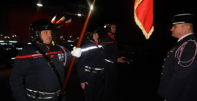 photo  le caporal-chef julie picouleau a été honoré.  &copy;  le maine libre 