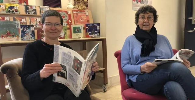 photo  emmanuelle bitaux, directrice du réseau des médiathèques, et fabienne mauger, vice-présidente de la communauté urbaine d’alençon.  &copy;  ouest-france 
