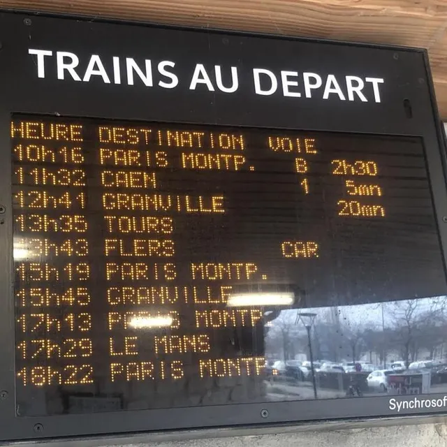 photo plusieurs trains ont été retardés en gare d’argentan ce dimanche matin.  ©  ouest-france