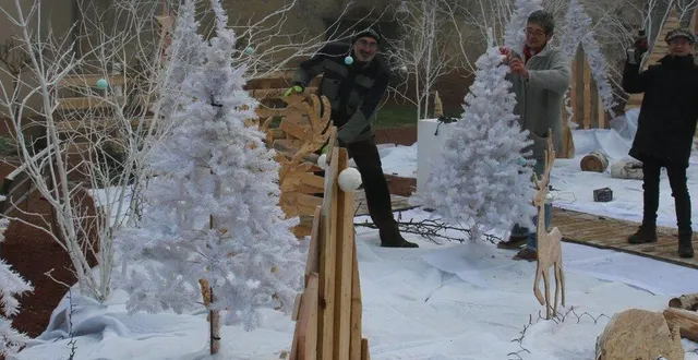 photo  les membres du comité d’embellissement, n’ont pas manqué d’idées.  &copy;  le maine libre 