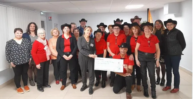 photo  l’association s’est mobilisée pour la lutte contre le cancer. 