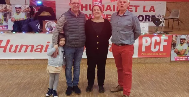photo  de g. à dr : sylvain poirrier maire d’arthezé, élise leboucher députée et gilles leproust maire d’allonnes.  &copy;  le maine libre 