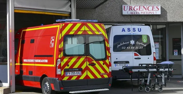 photo  l’hôpital du mans est « fortement saturé » à l’approche de noël.  &copy;  archives le maine libre – yvon loué 