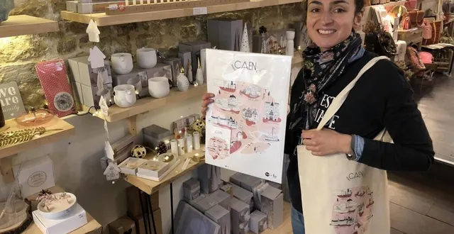 Idée cadeau : Caen illustrée et déclinée sur un tote bag - Caen.maville.com
