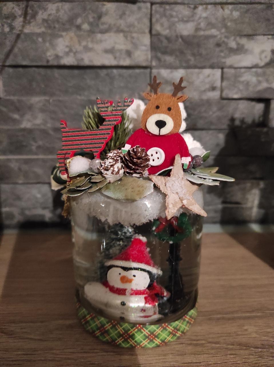 Création de décorations de Noël en pot personnalisées à Laval