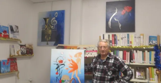 photo  bernard marquis expose une dizaine d’œuvres jusqu’au 31 janvier.  &copy;  ouest-france 