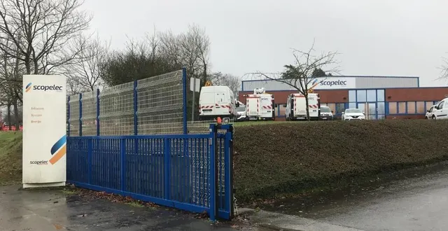 photo  sur le site de saint-georges-des-groseillers, près de flers (orne), sur 51 emplois 24 vont être supprimés de scopelec après la reprise par le groupe circet, ce mercredi 28 décembre 2022  &copy;  ouest-france 