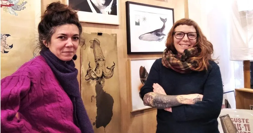 Douarnenez. Dernier jour de l’expo à la galerie Miettes de Baleine