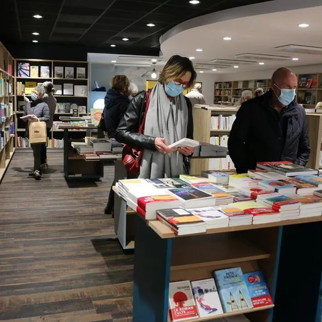 photo la librairie le bruit des mots, à la flèche, a ouvert rue carnot le 3 mars 2022.  ©  archives ouest-france