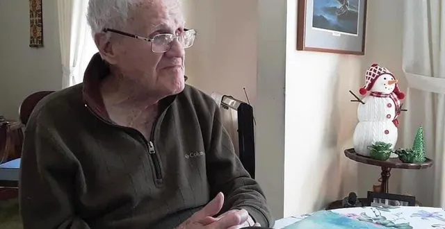 photo  à l’occasion de ses 100 ans, arnold pederson avait reçu un courrier de félicitations du président américain joe biden.  &copy;  dr archives 