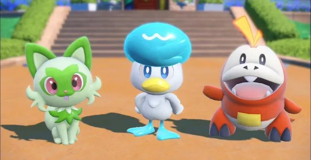 photo  présents depuis le début de votre aventure dans pokémon écarlate et violet, les starters vous seront utiles face aux dresseurs de la ligue pokémon.  &copy;  pokémon company 