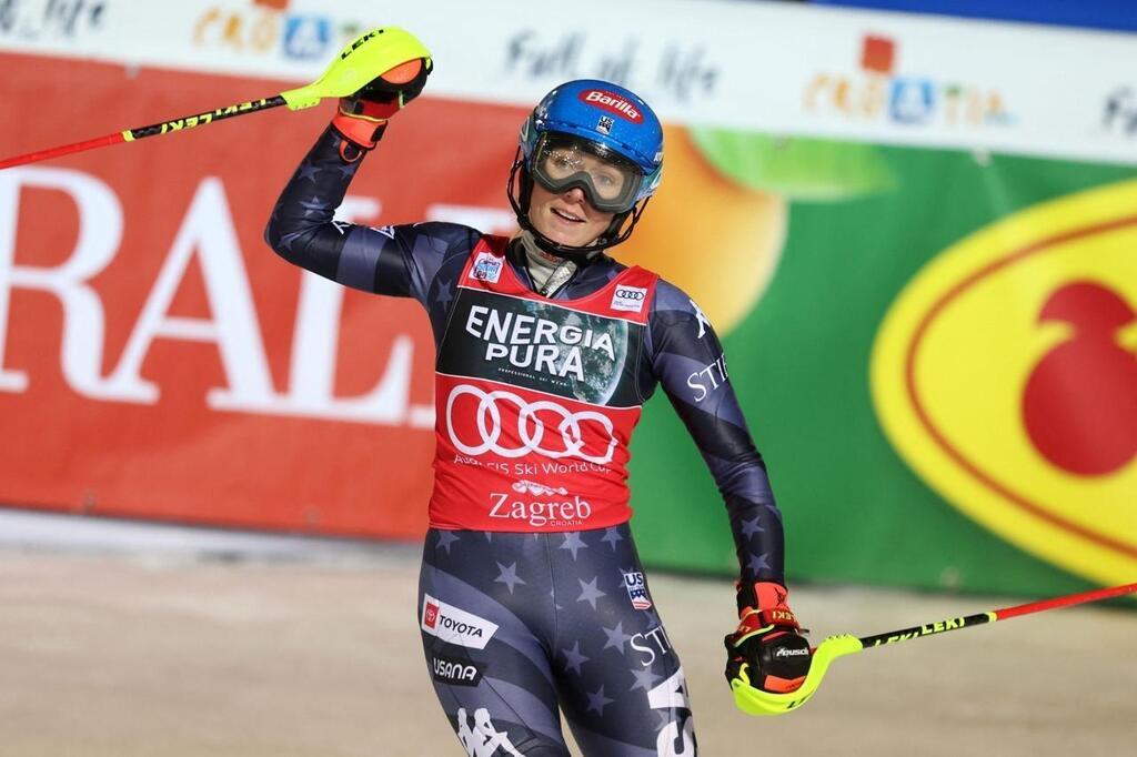 Ski Alpin. Mikaela Shiffrin S’impose Sur Le Slalom De Zagreb Et Signe ...