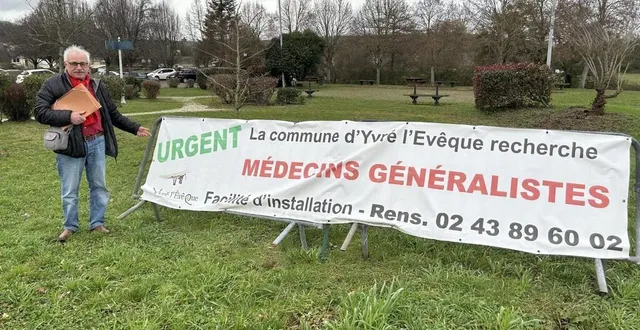 photo  raymond garnier est bien décidé à aider sa commune, yvré-l’évêque (sarthe), à retrouver un médecin depuis le départ en retraite de la dernière praticienne, fin 2022.  &copy;  ouest-france 