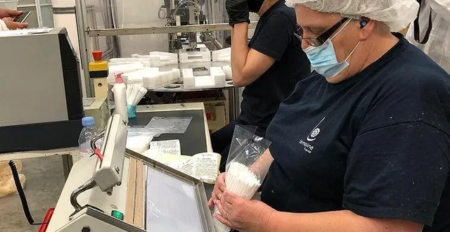 photo  une partie des produits de peaudouce sera produite sur le site du groupe lemoine, à caligny, où sont fabriqués des écouvillons, dans l’orne.  &copy;  ouest-france 