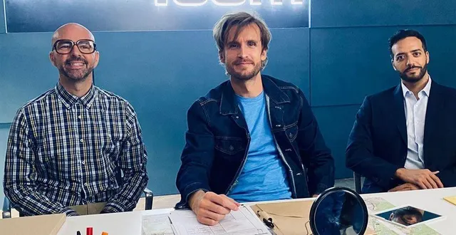 photo  julien arruti, philippe lacheau et tarek boudali sont notamment au générique d’alibi.com 2.  &copy;  studio canal 