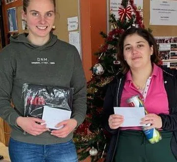 photo  eloïse marcais a gagné son match contre laura charlot.  &copy;  ouest-france 
