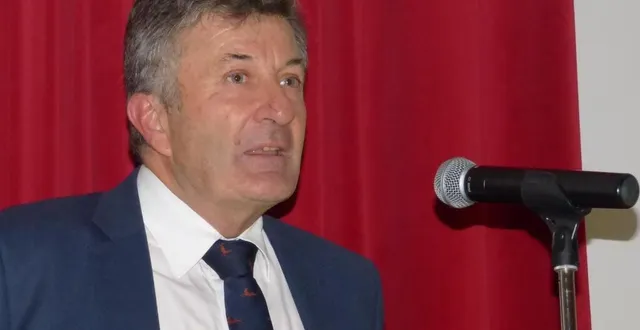 photo  pascal lelièvre, maire de solesmes, a présenté ses vœux aux habitants, vendredi 6 janvier 2023.  &copy;  ouest-france 