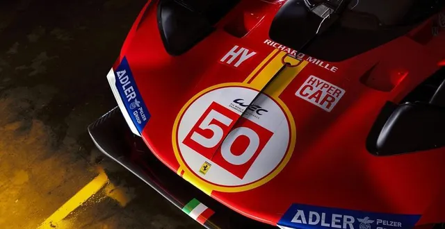 photo  ferrari a présenté les pilotes qui seront alignés sur 499 p, lors de la saison 2023.  &copy;  ferrari media 