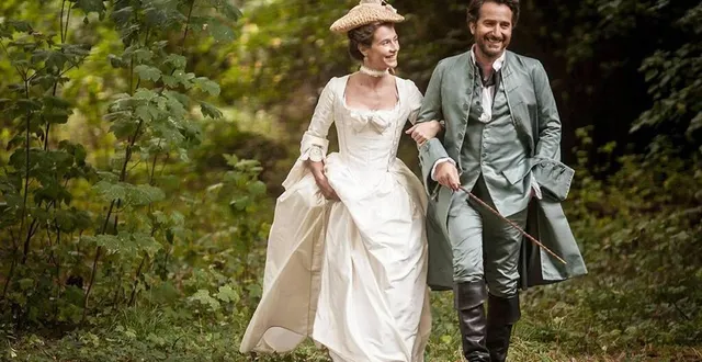 photo  le film mademoiselle de joncquières, avec édouard baer et cécile de france avait été tourné en partie au château de sourches.  &copy;  archives pascal chantier 