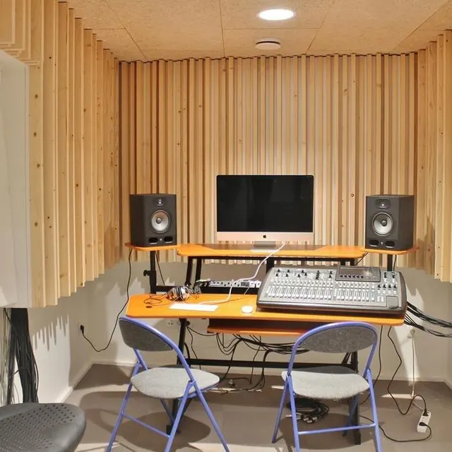 photo un studio d’enregistrement dernier cri : c’est la nouveauté du pôle culturel pour la partie conservatoire.  ©  ouest-france