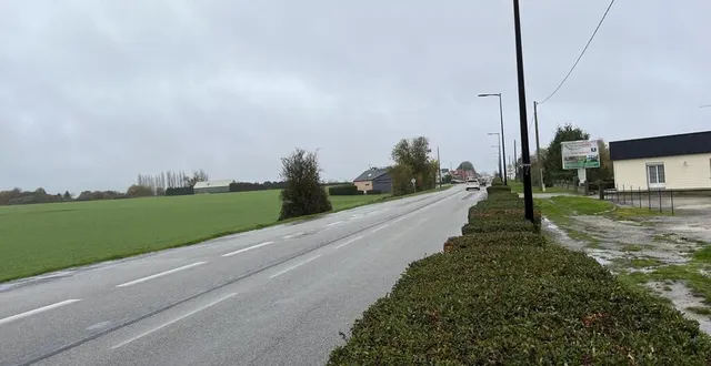photo  l’accident qui a coûté la vie à un cycliste s’est produit à condé-sur-sarthe (orne).  &copy;  ouest-france 