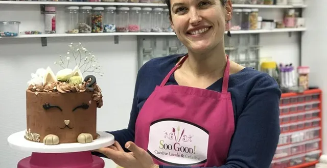 photo  après sa boutique de la grande-rue, sophie dagron, patronne de soo good, ouvre son deuxième magasin, rue cazault, spécialisé dans le cake design.  &copy;  ouest-france 