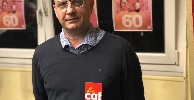 photo  christophe fontanié, secrétaire général de l’union départementale cgt de la sarthe.  &copy;  le maine libre 
