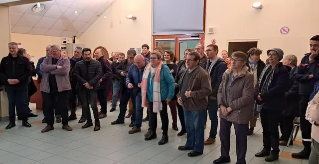 photo  les habitants et responsables d’associations ont répondu à l’invitation du maire, pour les vœux municipaux.  &copy;  ouest-france 