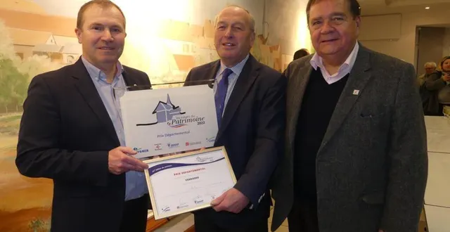 photo  jean-michel bouvier a reçu deux récompenses pour les travaux dans la commune.  &copy;  ouest-france 