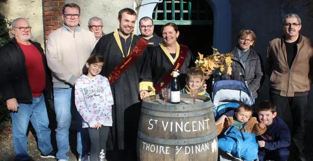 photo  présentation du tonneau 2023 à la cave municipale.  &copy;  le maine libre 