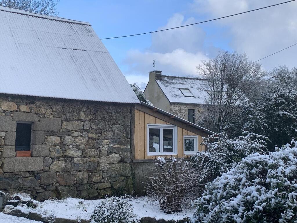 EN IMAGES. Le pays de Guingamp s’est réveillé sous la neige mercredi 18