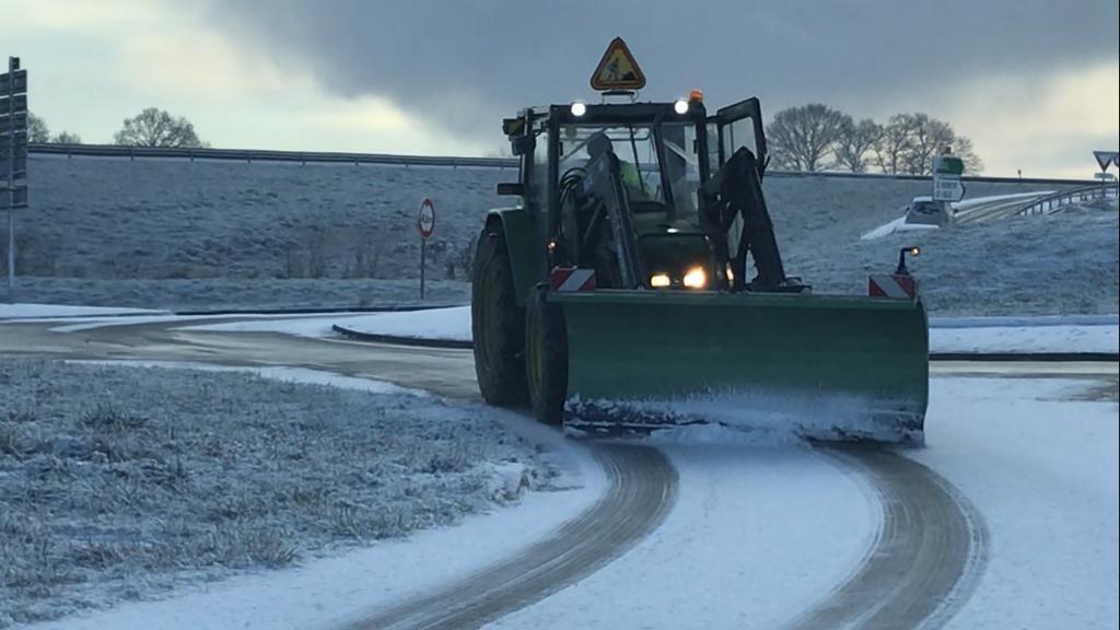 EN IMAGES. La neige s’est invitée en Mayenne ce mercredi 18 janvier