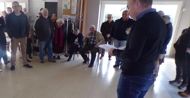 photo  vincent six a présenté les projets de l’année.  &copy;  ouest-france 