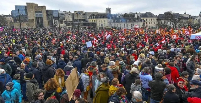 photo  le mans, jeudi 19 janvier 2023. qu’est-ce qui a poussé les uns et les autres à descendre dans la rue. quelques manifestants nous répondent.  &copy;  le maine libre – yvon loué 