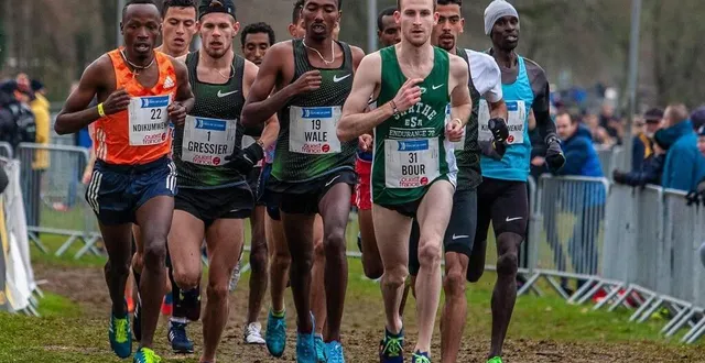 photo  le cross ouest-france est un rendez-vous attendu des meilleurs athlètes de la discipline.  &copy;  archives le maine libre – yvon loue 