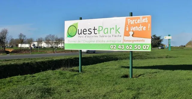 photo  à louailles, le parc d’activités de 160 hectares ouest park continue de se développer, près de 30 ans après sa création, au milieu des années 1990.  &copy;  ouest-france 